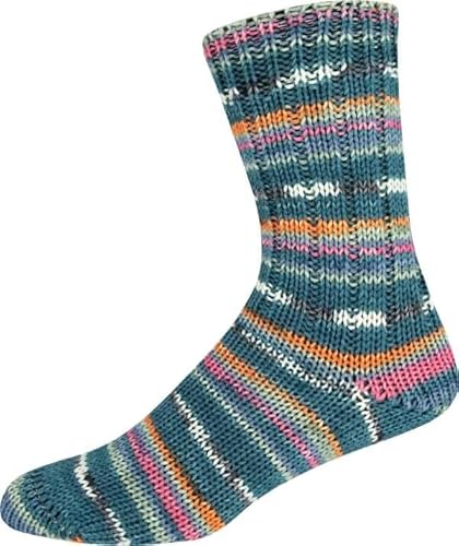 ONline Sockenwolle 6-Fach Sort. 368 Merino-Color Farbe 3046 von ONline