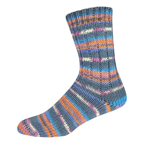 ONline Sockenwolle 6-Fach Sort. 368 Merino-Color Farbe 3048 von ONline