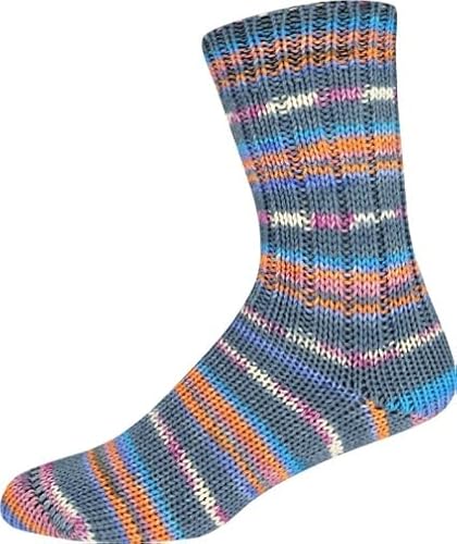 ONline Sockenwolle 6-Fach Sort. 368 Merino-Color Farbe 3048 von ONline