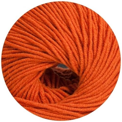 ONline Supersocke 6-Fach Sort. 321 Merino Uni 5003 - Orange von ONline Garne