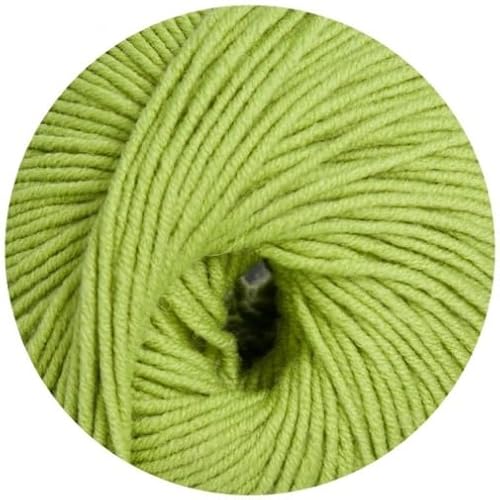 ONline Supersocke 6-Fach Sort. 321 Merino Uni 5005 - Hellgrün von ONline Garne