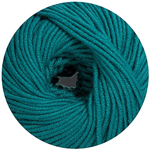 ONline Supersocke 6-Fach Sort. 321 Merino Uni 5006 - Petrol von ONline Garne