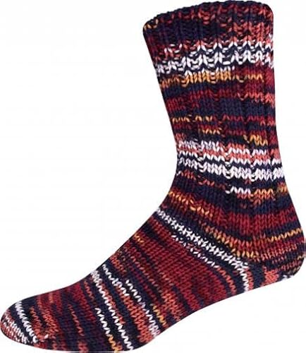 ONline Supersocke 8-Fach 150g Sort. 284 Merino Color 2468 - rotbraun von ONline Garne