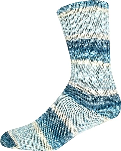 ONline Supersocke Sort. 348 Silk-Color 100g 2913 - blau/Petrol von ONline Garne