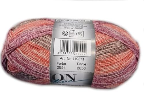 ONline Supersocke Sort. 360 Cotton Stretch Color 100g 2994 - von ONline Garne