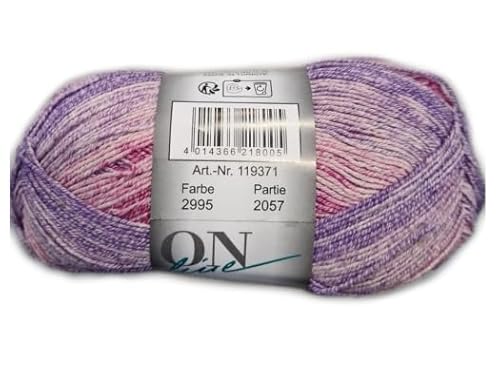 ONline Supersocke Sort. 360 Cotton Stretch Color 100g 2995 - von ONline Garne