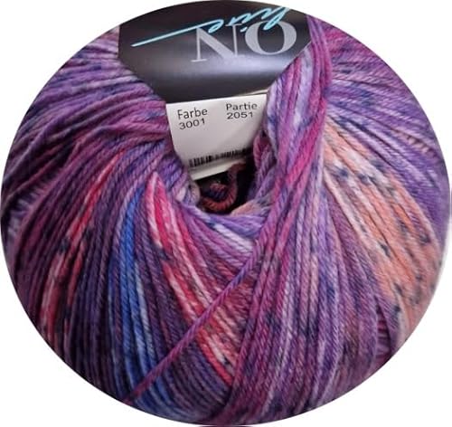 ONline Supersocke Sort. 361 Merino Extra Fine Color 100g 3001 - von ONline Garne