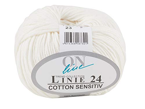 ONline Wolle Cotton Sensitiv, Linie 24, 50 g Farbe 23 von ONline Garne