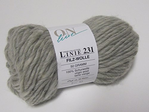 Online Wolle Filzwolle Linie 231 Fb. 901, 1 x 50 g von ONline Garne