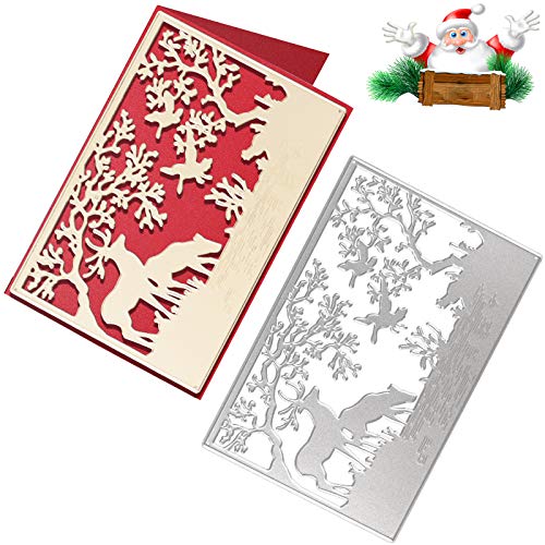 OOTSR Weihnachten Stil Stanzungen, Scrapbooking Prägeschablonen Stanzformen Schablonen für Prägung/Kartenherstellung/Fotodekoration/Papier-Scrapbooking von OOTSR