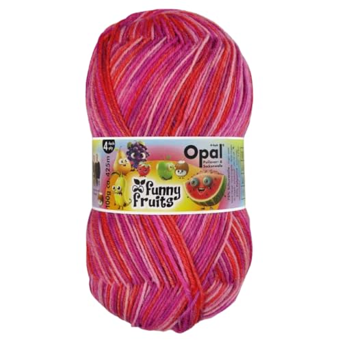 Opal - Opal Funny Fruits 11410 (425m) 4-Lagig Langlebig Socke Garn - 1x100g von OPAL