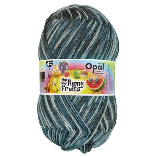 Opal - Opal Funny Fruits 11413 (425m) 4-Lagig Langlebig Socke Garn - 1x100g von OPAL