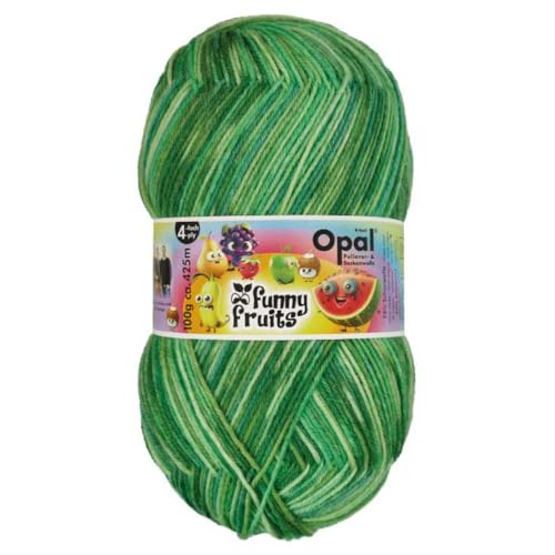 Opal - Opal Funny Fruits 11417 (425m) 4-Lagig Langlebig Socke Garn - 1x100g von OPAL