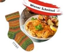 Opal Viel Gestricktes Österreich 2023 6fach Pullover-/u. Sockenwolle, 150g / 425 m LL, 75% Schurwolle/25% Polyamid,NS 3,5-4 (11383 Wiener Schnitzel) von OPAL