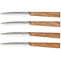 4 OPINEL Kochmesser Bon Appetit silber, braun glatt von OPINEL