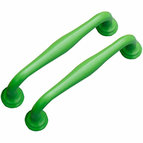 Schrankgriffe, Hardware-Schubladengriffe 2 Stück Griffe Schubladenknöpfe Möbelgriff Tür Küchenschrank Schrankgriffe, Schubladenknöpfe aus massiver Legierung for die Küche(Green,Hole Distance 96 mm) von OPPUANNLQ