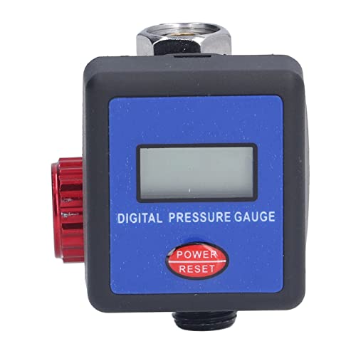 Luftdruckregler, G1/4 Luftdruckregler Luftkompressorregler Luftdruckmessgerät Digitales Manometer für Kfz-Reparatur Schiffbau Zimmerei von OPPWONG