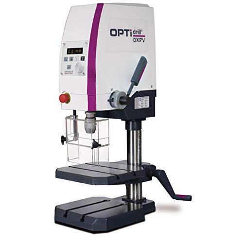 Optimum DX 17 V Robuster Tischbohrmaschine mit Geschwindigkeitsregler, 1 kW, 230 Volt von OPTIMUM