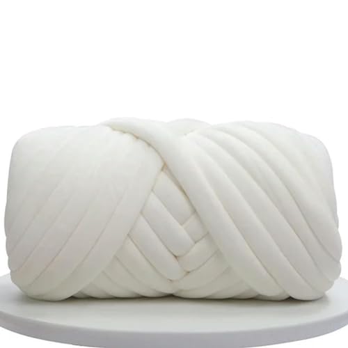 1000g Super Samt Chunky Garn dicke sperrige Riesen faden weiße Tasche für Hands tricken DIY Arm weiche große Decke Teppich sphären von OPica