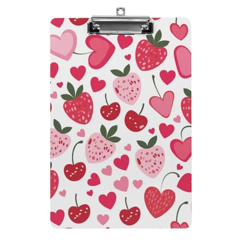 Acryl Klemmbretter Erdbeeren Muster Rot Office File Folders Platte Klemmbrett Für Das Schreiben Malerei Acryl Klemmbretter Erdbeeren Muster Rot Office File Folders Platte Klemmbrett Für Das Schreiben Malerei von OQPDONCWR