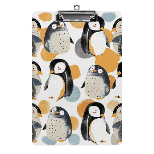 Acryl Klemmbretter Niedliche Pinguine Muster Office File Folders Platte Klemmbrett Für Das Schreiben Malerei Acryl Klemmbretter Niedliche Pinguine Muster Office File Folders Platte Klemmbrett Für Das Schreiben Malerei von OQPDONCWR