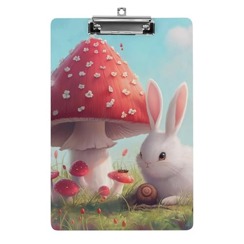 Acryl Klemmbretter Niedlicher Hase Pilz Druck Office File Folders Platte Klemmbrett Für Das Schreiben Malerei Acryl Klemmbretter Niedlicher Hase Pilz Druck Office File Folders Platte Klemmbrett Für Das Schreiben Malerei von OQPDONCWR