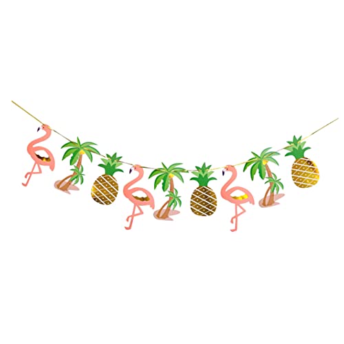 13St Partyballons tropische Ballons Hawaii-Dekor Flamingo-Anzug bedruckte Luftballons Flamingo-Girlande party sachen flamingo ballon Ballon-Party-Dekoration Party-Banner Weiß ORFOFE von ORFOFE