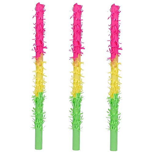 3st Pinata-stick Für Kinder Zubehör Für Die Sommerparty Pinata-sticks Für Kinder Pinata-foto-requisiten Pinata-stick-mädchen Pinata-spiele Partyzubehör Für Die Dusche Papier ORFOFE von ORFOFE