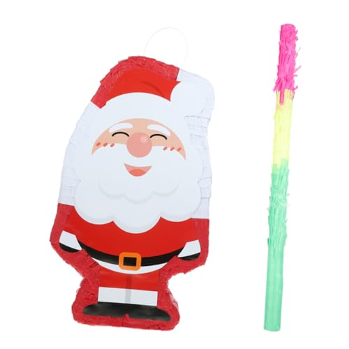 ORFOFE 1 Satz Weihnachtspinata Für Kinder Weihnachtsdeko Pinata in Weihnachtsmannform Pinata Zum Thema Weihnachten Pinata Im Weihnachtsmann-design Lustige Piñata Weihnachts-piñata Papier von ORFOFE