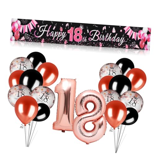 ORFOFE 1 Set Geburtstagsdekorationen Hängedeko Luftballons Und Folienballons Für Kindergeburtstag Partyzubehör Mit Happy Birthday Schild Perfekt Für Unvergessliche Feiern Und von ORFOFE