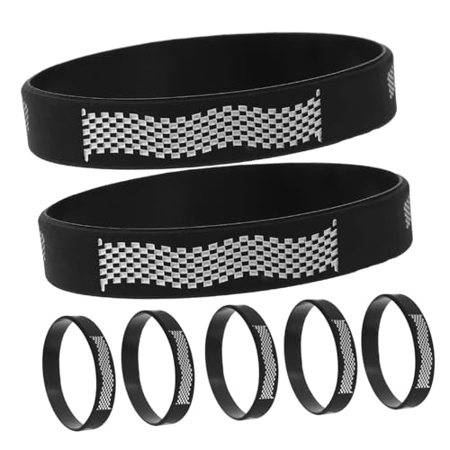 ORFOFE 12st Rennarmband Zielflagge Sportarmband Für Mädchen Fitness-armbänder Zartes Sportarmband Fußballarmbänder Dekoratives Armband Kariertes Armband Basketball-armband Kieselgel von ORFOFE