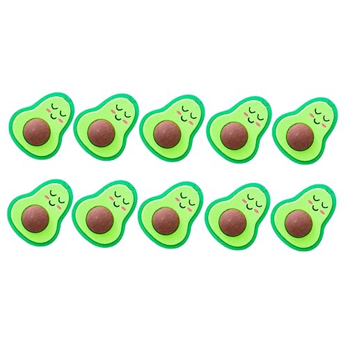 ORFOFE 18 Stk Avocado-Radiergummi kinder bastelset basteln für kinder Avocado Radiergummi avocado Mini Karikatur Kinderspielzeug Spielzeuge Malradierer Radiergummis Green von ORFOFE