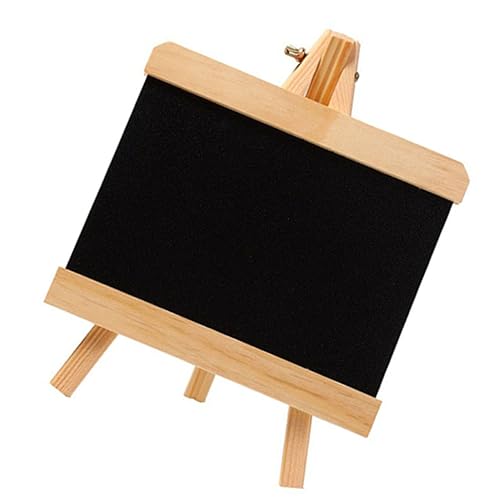 ORFOFE 1stk Mini-zeichenbrett Mini-malbrett Gerahmte Tafel Wiederverwendbare Mini-tafel Kalligraphie Tafel Message Board Whiteboard-staffelei Tischstaffeleien Zum Malen Black Hölzern von ORFOFE