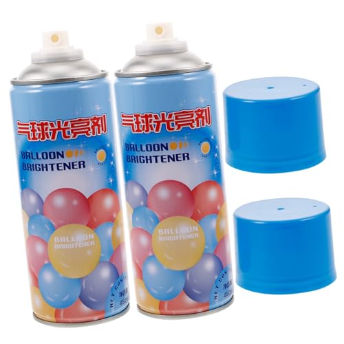 ORFOFE 2 Flaschen Ballonglanzspray Für Dauerhaften Glanz Und Schutz. Einfach Zu Verwendendes Spray Für Latexballons. Ballonsprays. Ballonglanzwerkzeug von ORFOFE