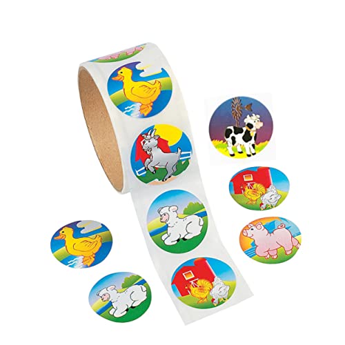 ORFOFE 2 Rolle Stereo-Aufkleber klebesticker Stickers Aufkleber kinderaufkleber Sticker lustig Klebeetiketten stickern Tieraufkleber für Kinder Cartoon-Aufkleber Selbstklebender Aufkleber von ORFOFE