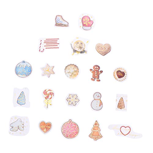 ORFOFE 2 Sätze À 80 Blatt Aufkleber Scrapbooking Sticker Scrapbook Stickers weinachtsdeko weihnachtssiegeletikett Geschenkanhänger Scrapbooking-Etikett weihnachtsgeschenkverpackung Papier von ORFOFE