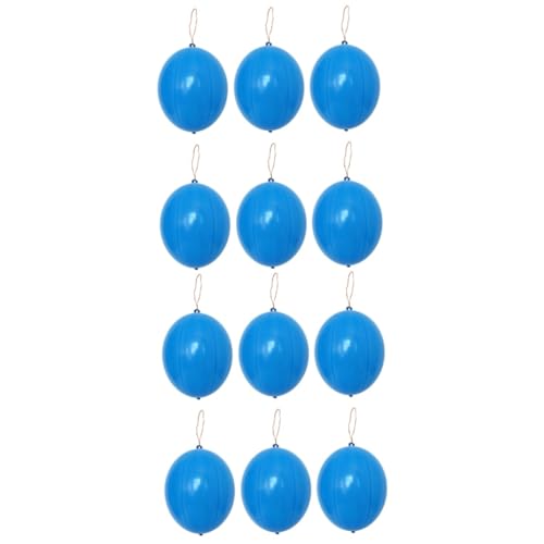 ORFOFE 20 Stk Schlagbälle ballons balloons Gummibandgriff Geburtstagsparty gasballon Babyboard-Aufkleber für Autos Neon Karneval prallen Spielzeuge cars spielzeug kinder punschbälle Blue von ORFOFE