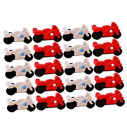 ORFOFE 20St Radiergummi Motorräder für Kinder Kindermotorrad Radierer für Motorräder Mini- briefpapier kinder erasers for kleine Cartoon-Radierer tragbare Mini-Radierer von ORFOFE