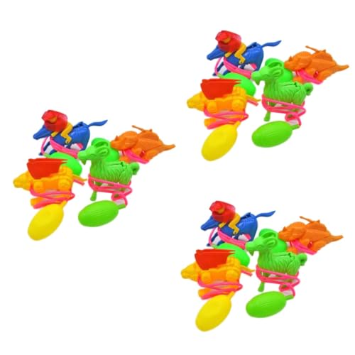 ORFOFE 24 Stk Luftdruckspringender Frosch Springender Frosch Spielzeug Springspielzeug Lustiges Laufspielzeug Gefälligkeiten Zum Kindertag Spielzeug Zum Springen Von Pferden Sprung Pvc von ORFOFE