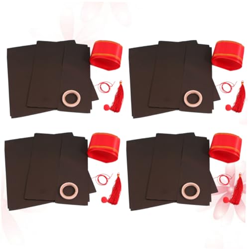 ORFOFE 4 Stück Graduierungshut DIY Material Abschlusskappen Für Kinder DIY-Kits Abschlussfeier Handwerk Graduierung DIY-Tool Abschlusskappe Selber Machen Mini-abschlusskappen Aus Papier von ORFOFE