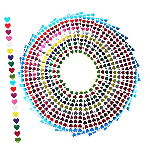 ORFOFE 50 Blätter Von Herzaufklebern Selbstklebende Dekorative Liebesaufkleber Für Umschläge Crafts Dekorationen von ORFOFE