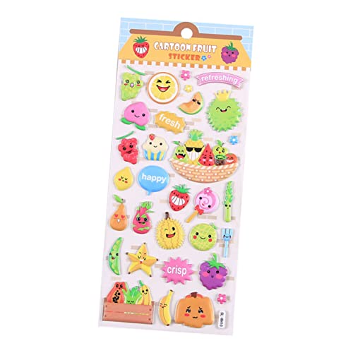 ORFOFE 5St Kinder geschwollene Aufkleber Scrapbooking-Aufkleber für Kinder 3D-Blasenaufkleber Spielzeug für Kinder kinderspielzeug Puffy Sticker Spielzeug Cartoon-Aufkleber für Kinder von ORFOFE