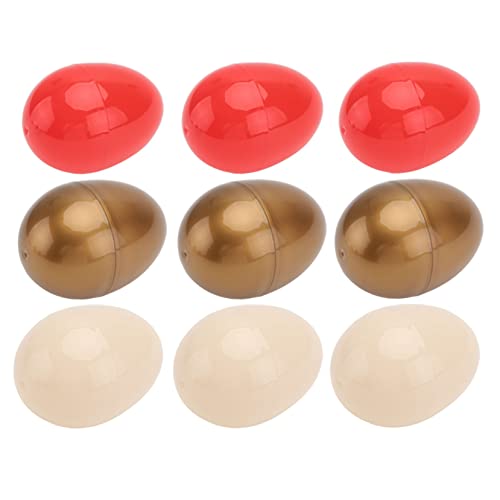 ORFOFE 9st Gacha-lotterie Farbige Ostereier Befüllbare Ostereier Eierspielzeug Eier Befüllbar Kindereier Kinder Spielset Eierfärbung Eier Überraschungsspielzeug Passende Eier Neu p von ORFOFE