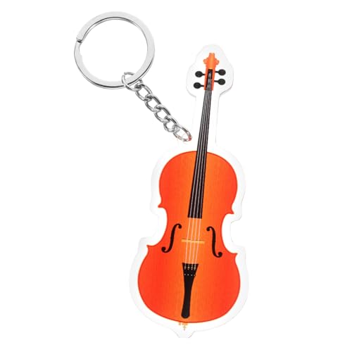 ORFOFE Cello Schlüsselanhänger Schlüsselanhänger Schlüsselanhänger Geldbörse Schlüsselanhänger Vintage Schlüsselanhänger Anhänger Süßer Schlüsselanhänger Zubehör von ORFOFE