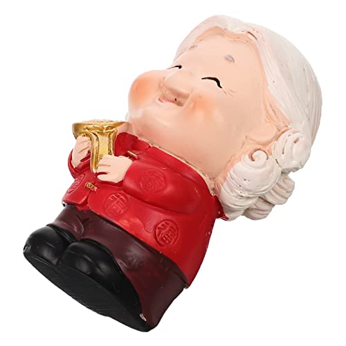 ORFOFE Miniaturfigur Figurendekor Älteres Figur Harz Valentinstag Harz Ehemann Geburtstagstortenfigur Miniaturfigur Figuren Frau Kuchendeckel Großeltern Eltern Kuchendekoration von ORFOFE