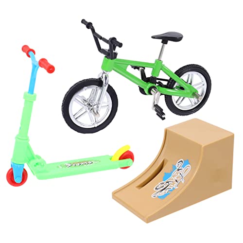 ORFOFE Spielzeug Tragbarer Finger-Scooter Fahrradrampe Stabiler Kunststoff Aluminiumlegierung Für Jungen Und Mädchen Erwachsene Schaufenster Oder Tischdekoration von ORFOFE