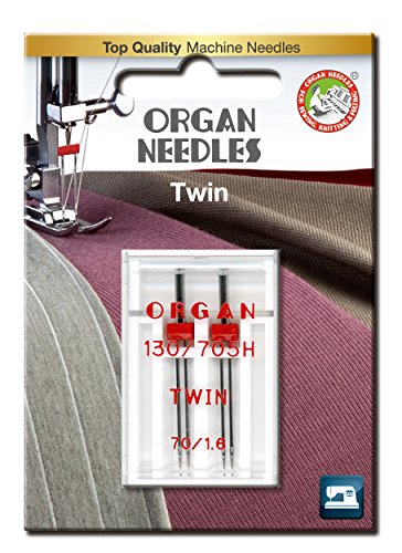 Organ Needles 5102041BL Maschinennadeln, Silber, 70/1.6 Größe, 2 von Organ