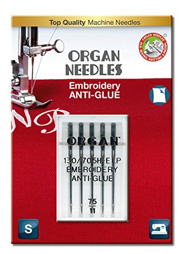 Organ Needles 5117075BL Maschinennadeln, 75/11 Größe, 5, Grau von ORGAN NEEDLES