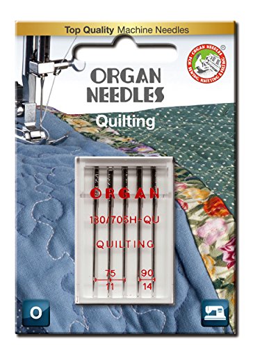 Organ Needles 5430000BL Maschinennadeln, Silber, 75/90 Größe, 5 von Organ