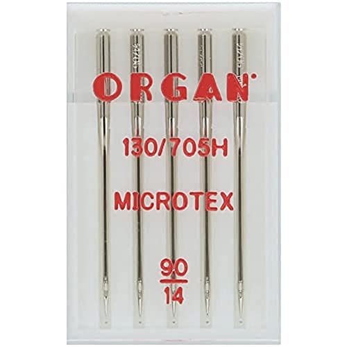 ORGAN NEEDLES 5506090 Maschinennadeln, Silber, 90/14 Größe, 5 Count von ORGAN NEEDLES